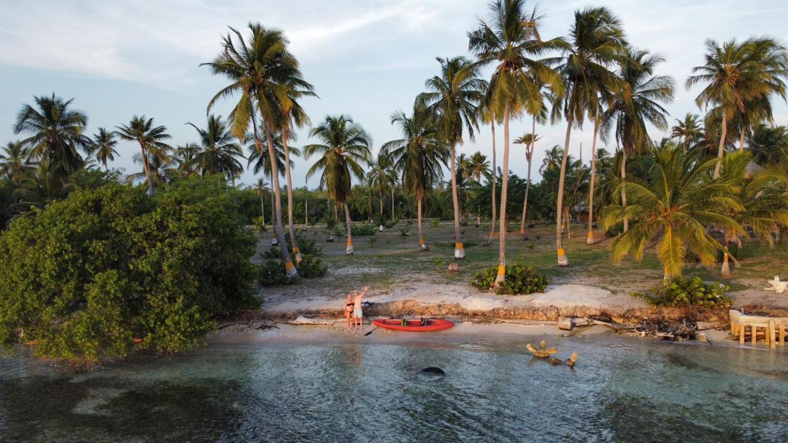 Santa Lova Eco-Hostel Isla Tintipan Tintipan Island ภายนอก รูปภาพ