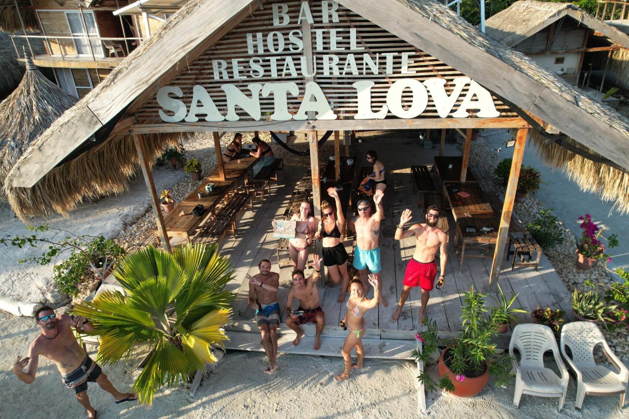 Santa Lova Eco-Hostel Isla Tintipan Tintipan Island ภายนอก รูปภาพ